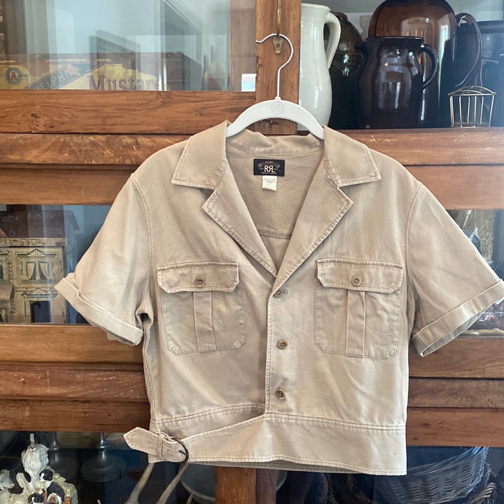 Double RL Ralph Lauren cotton-linen Donny Shirt